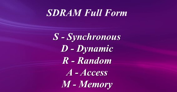SDRAM Full Form
