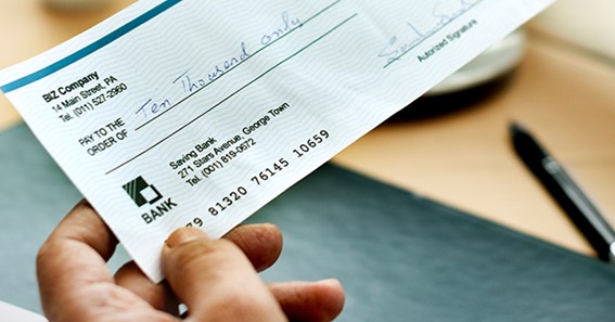 A quick introduction to cheques