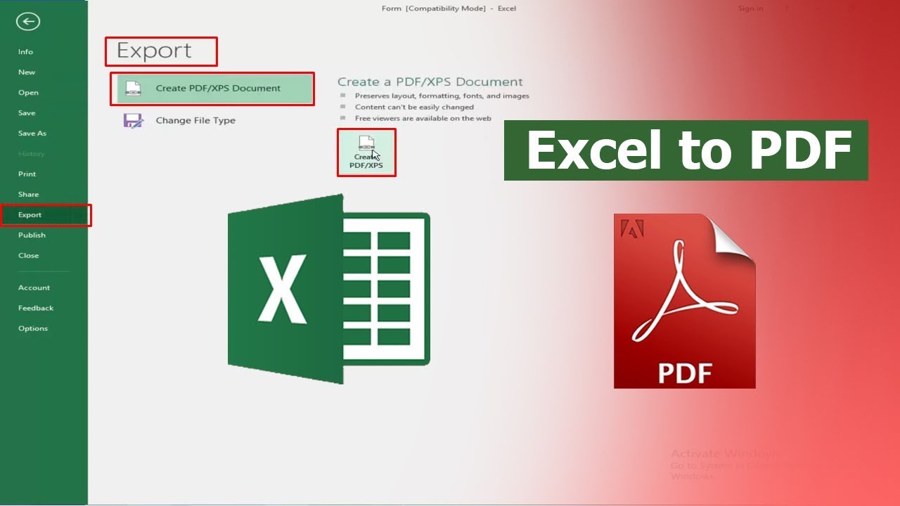What Is The Best Conversion From Excel To PDF